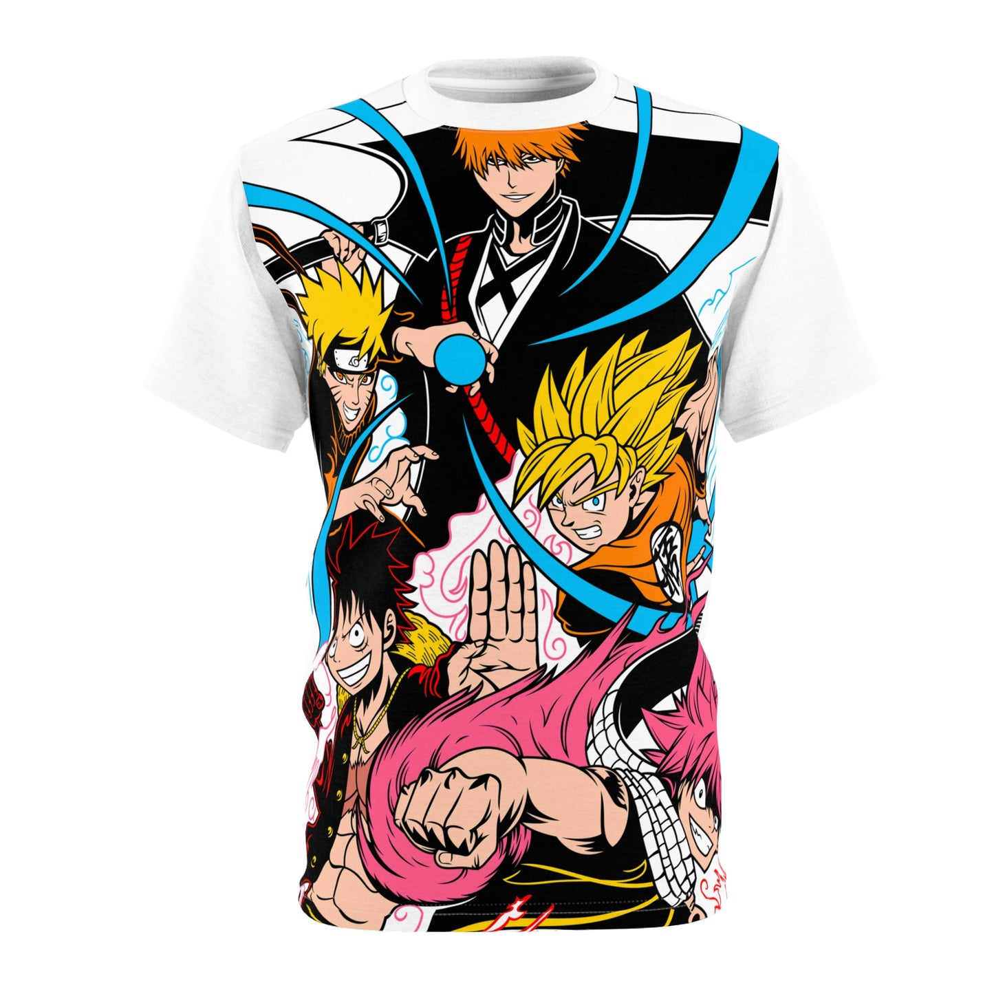 Anime Mash Up Unisex Cut & Sew Tee