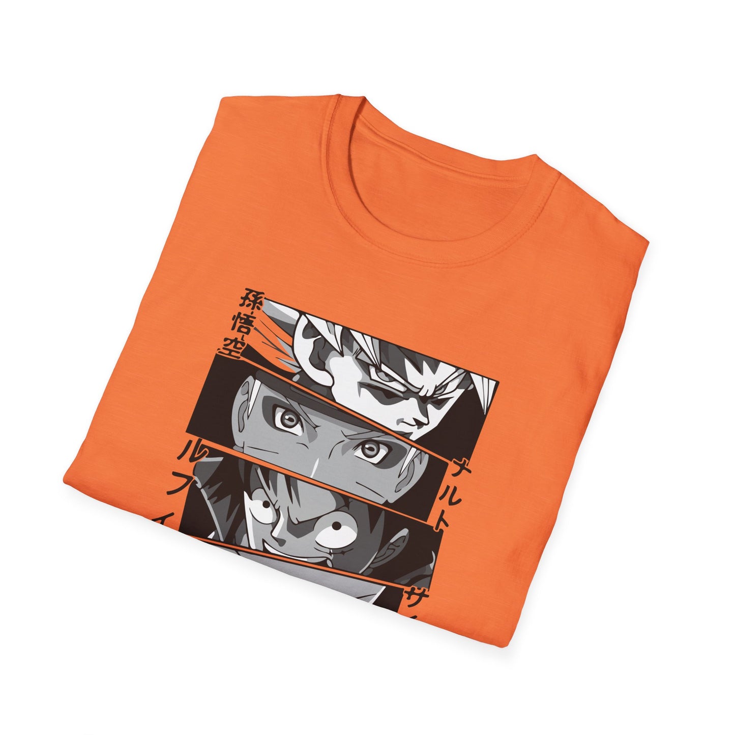 Anime Mash Up Unisex Softstyle T-Shirt