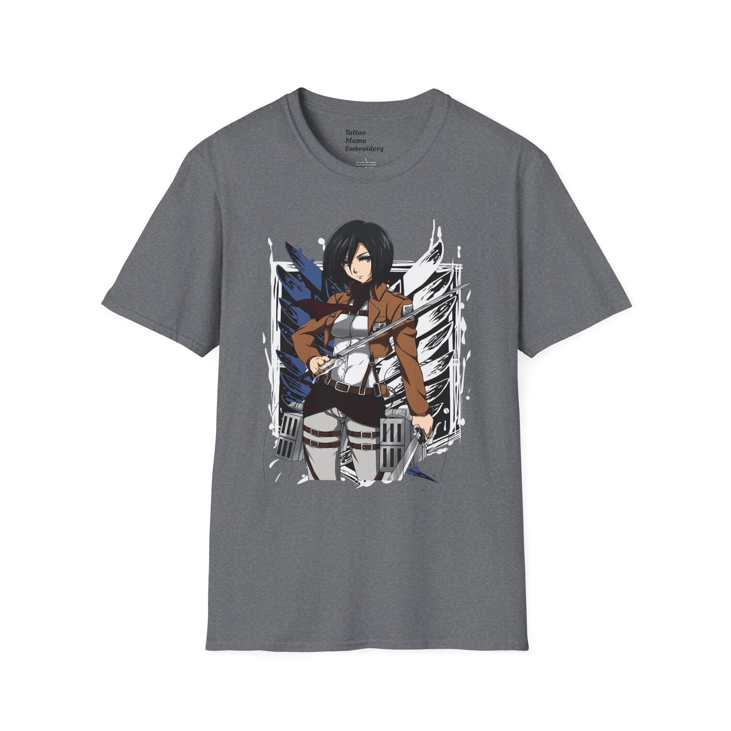 Action Dark Fantasy Unisex Softstyle T-Shirt