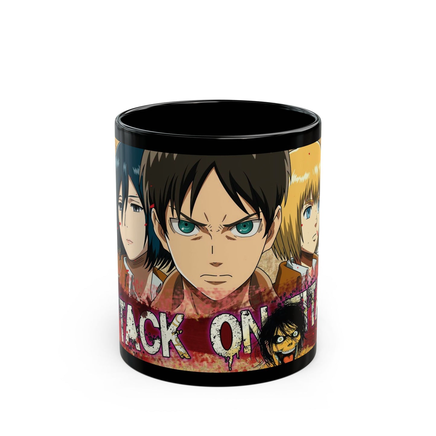 Action Dark Fantasy Black Mug 11oz