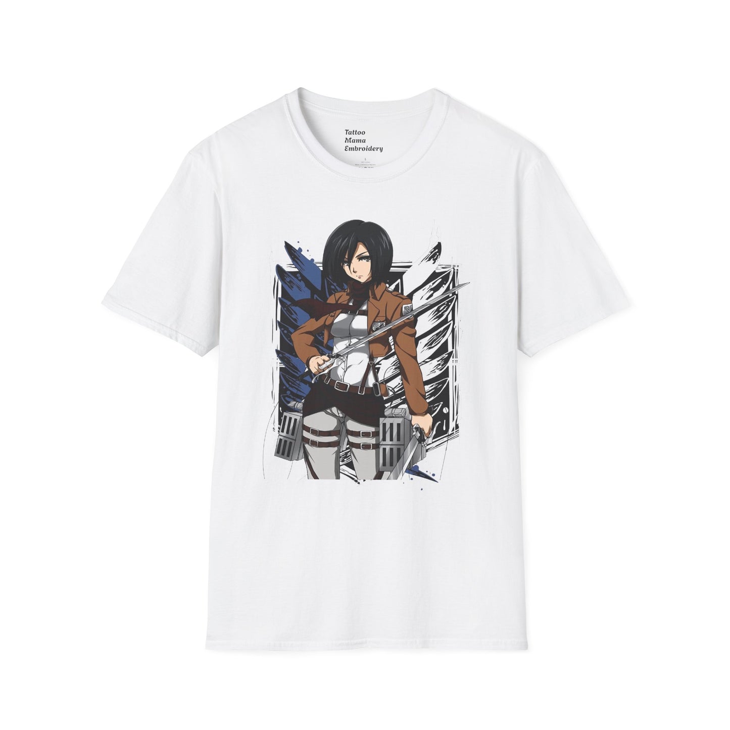 Action Dark Fantasy Unisex Softstyle T-Shirt