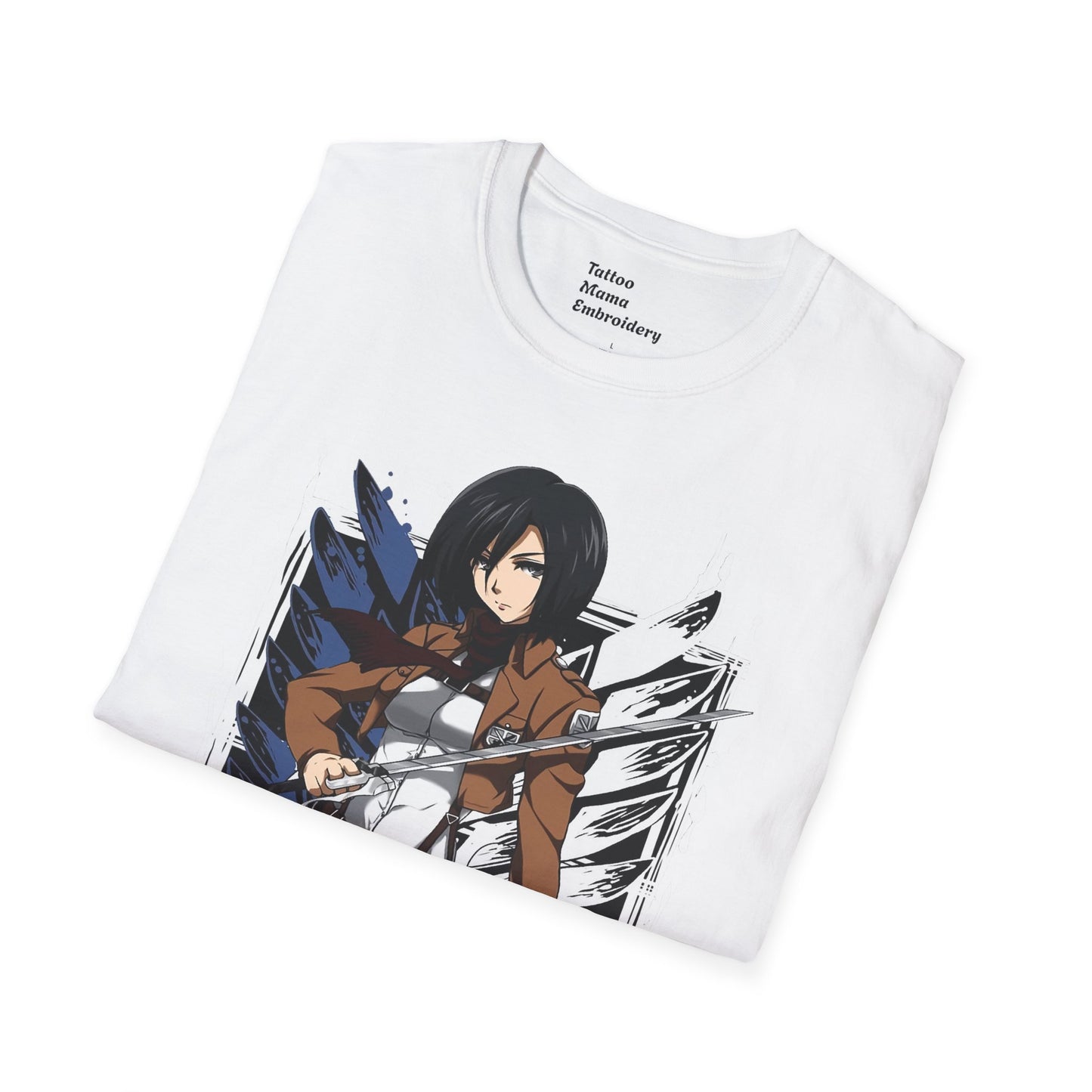 Action Dark Fantasy Unisex Softstyle T-Shirt