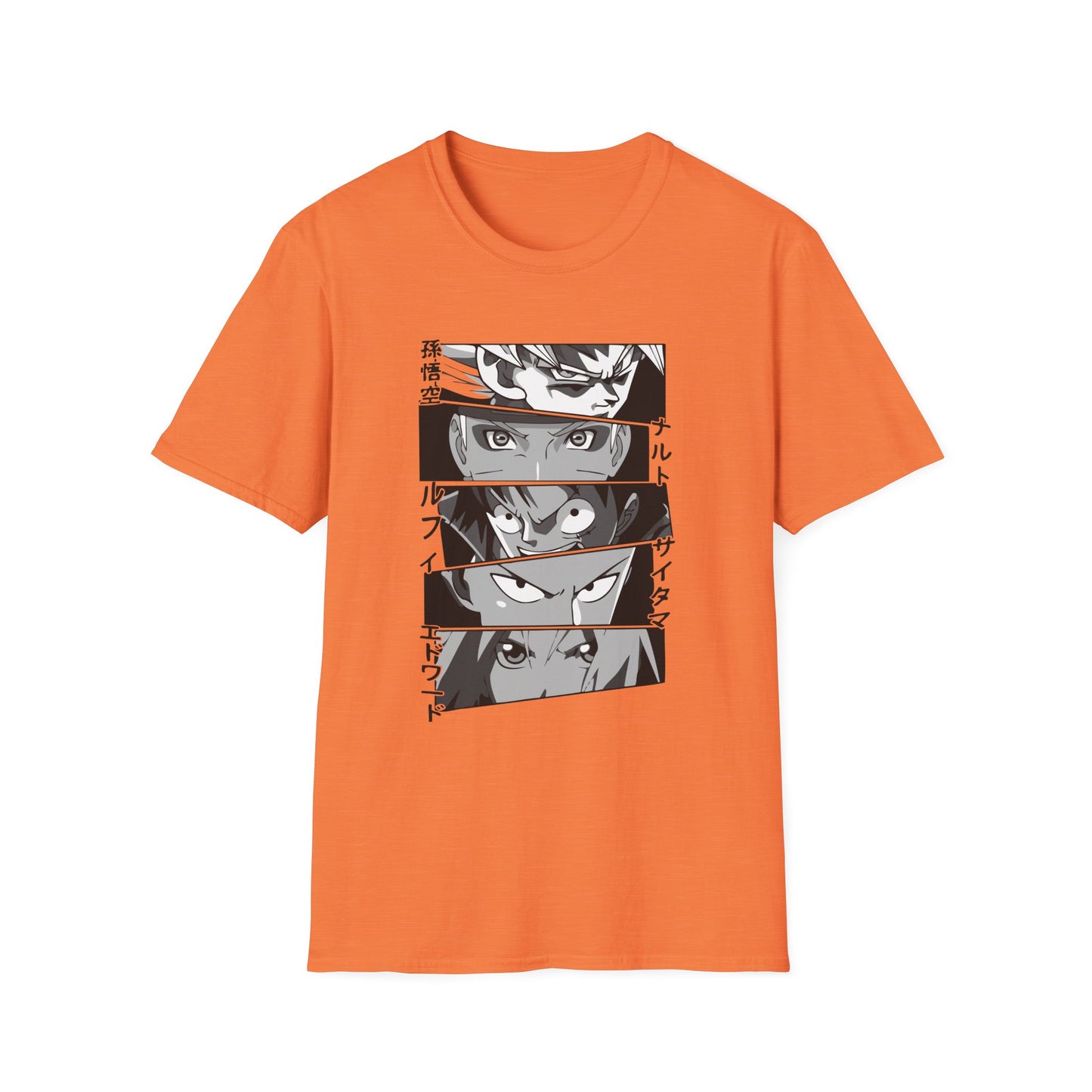 Anime Mash Up Unisex Softstyle T-Shirt