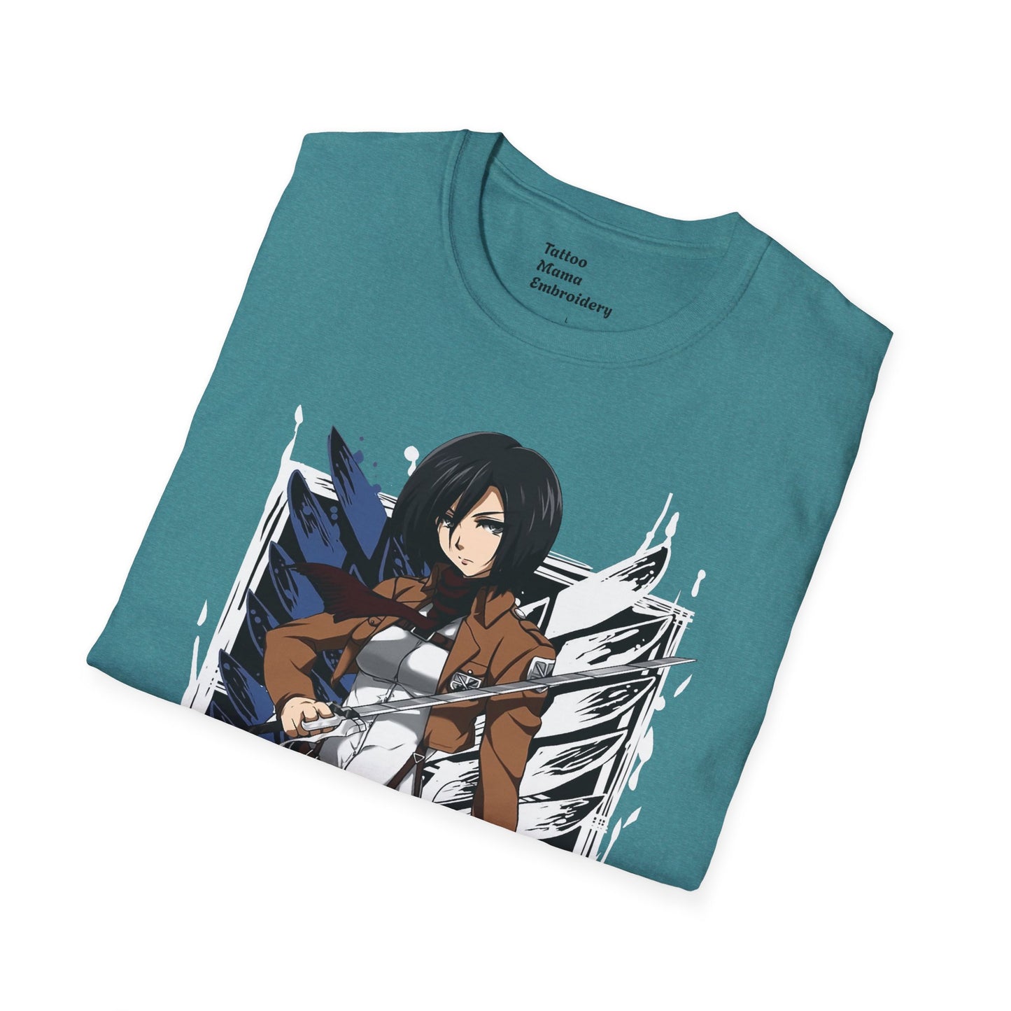 Action Dark Fantasy Unisex Softstyle T-Shirt