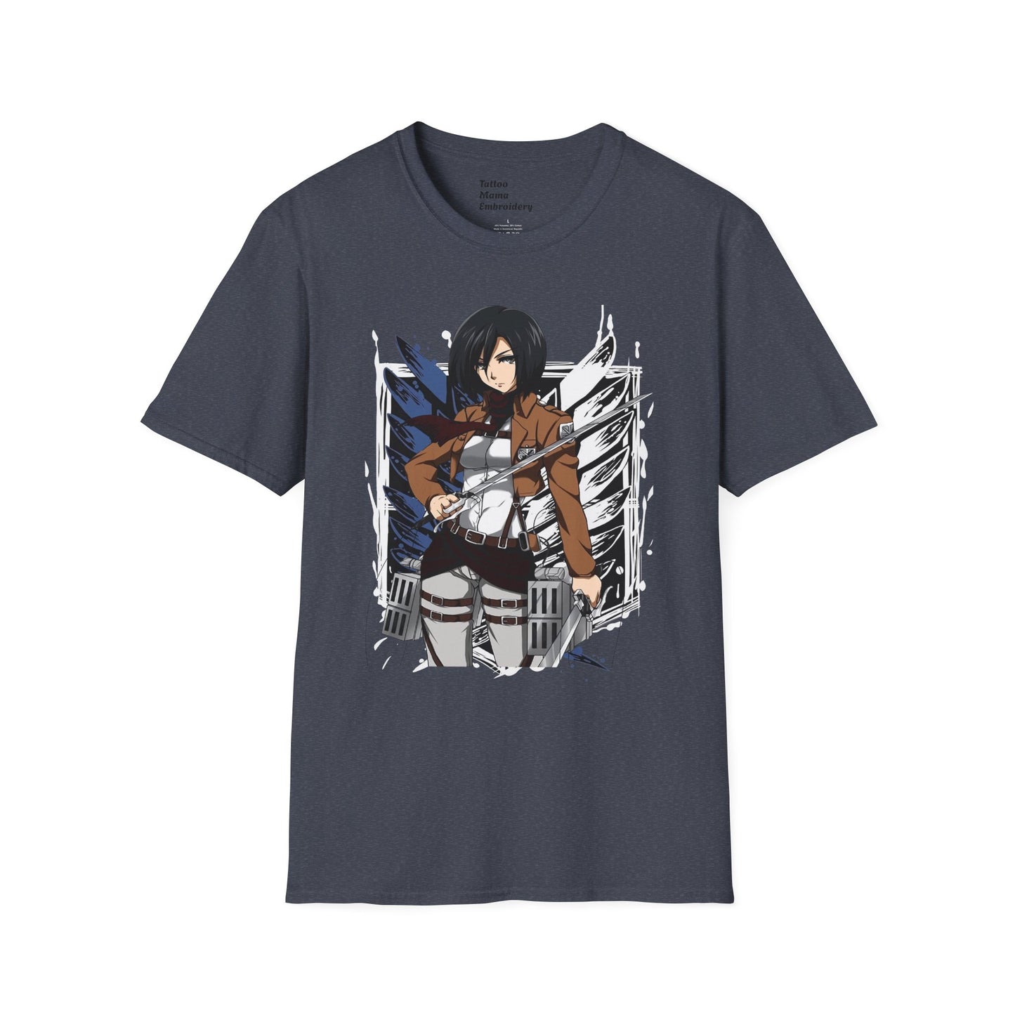 Action Dark Fantasy Unisex Softstyle T-Shirt