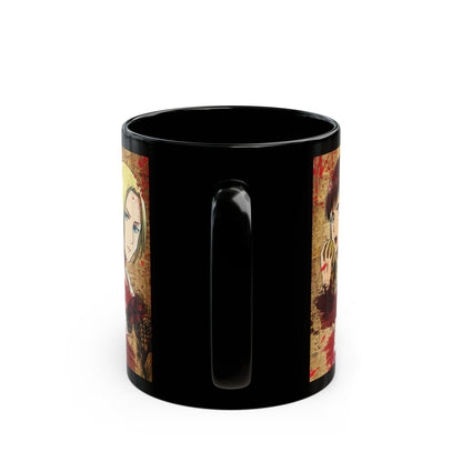 Action Dark Fantasy Black Mug 11oz