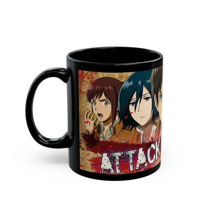 Action Dark Fantasy Black Mug 11oz