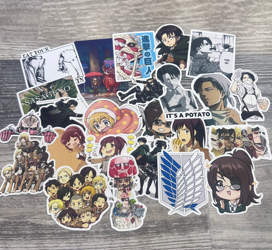 Action Dark Fantasy Stickers