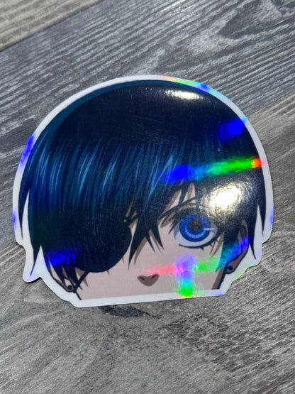 Dark Fantasy Shonen Peeker Car Sticker