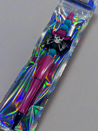 Halloween Silicone Beaded Pen