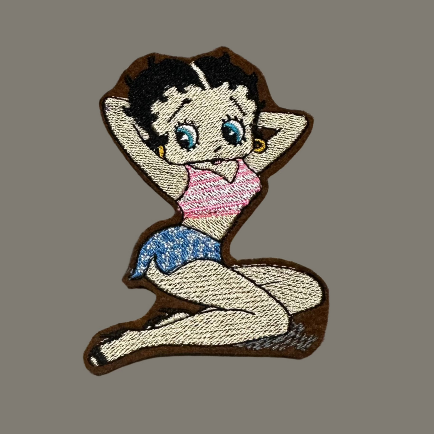 Jazz Age Cartoon Iron On Patch