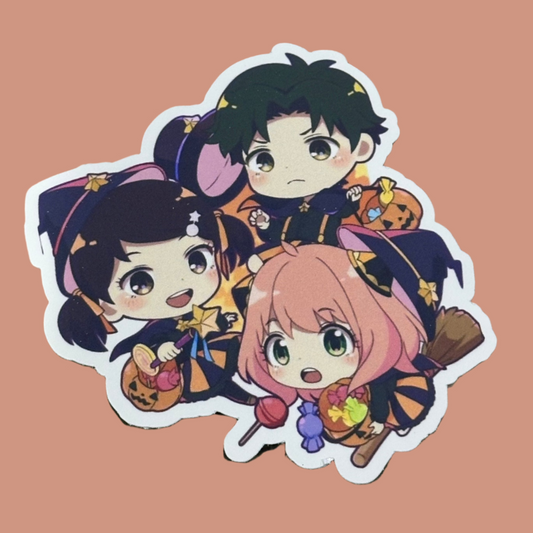 Halloween Action Comedy Sticker