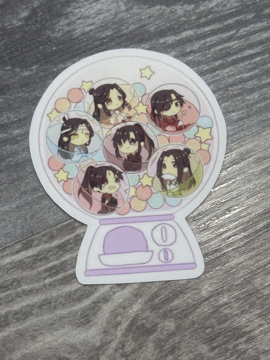 BL Danmei Gum Machine Sticker