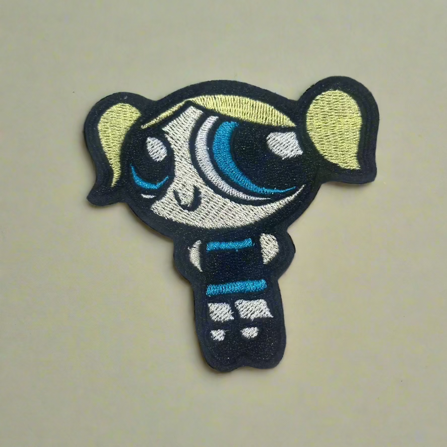 Cartoon Girl Embroidered Patch